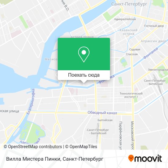 Карта Вилла Мистера Пинки