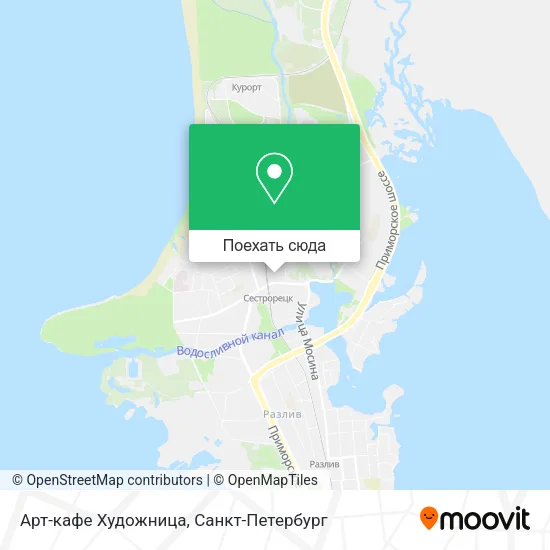 Карта Арт-кафе Художница