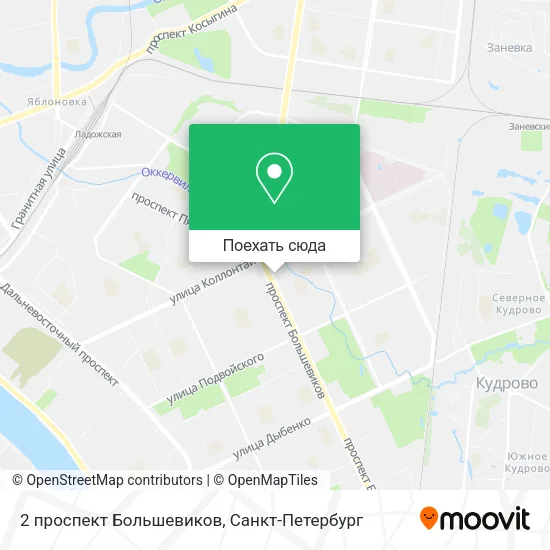 Карта 2 проспект Большевиков