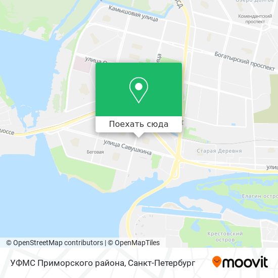 Карта УФМС Приморского района