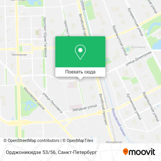 Карта Орджоникидзе 53/56