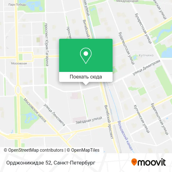 Карта Орджоникидзе 52