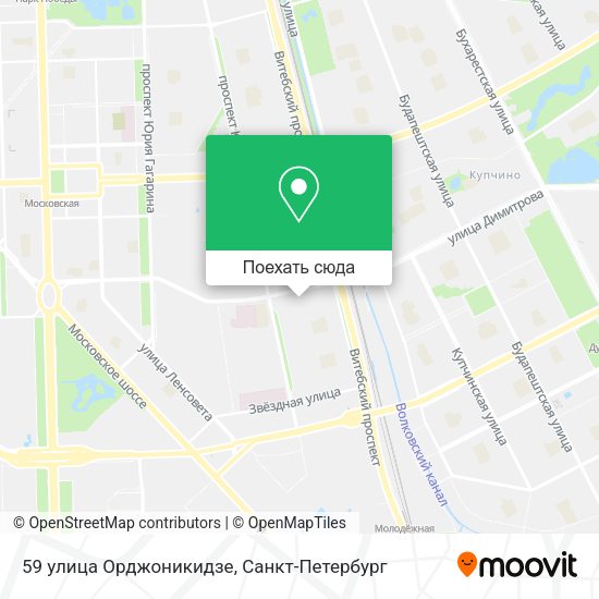 Карта 59 улица Орджоникидзе