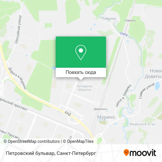 Карта Петровский бульвар