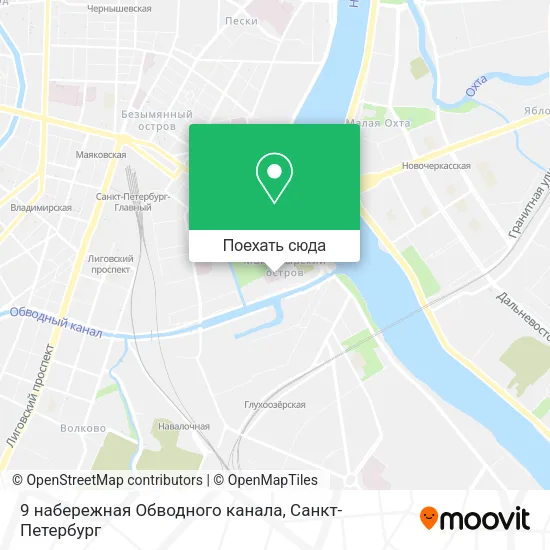 Карта 9 набережная Обводного канала