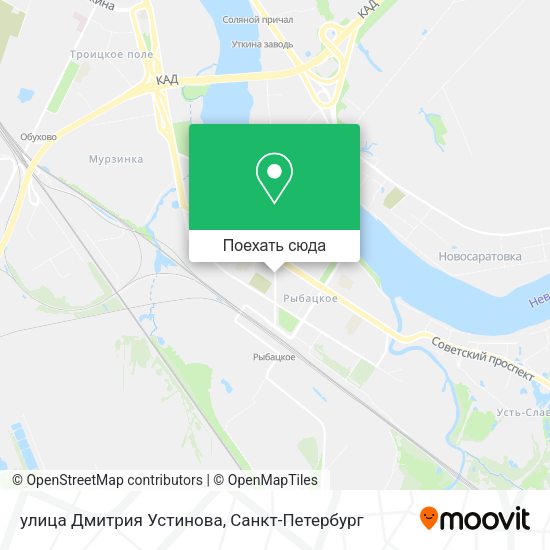 Карта улица Дмитрия Устинова