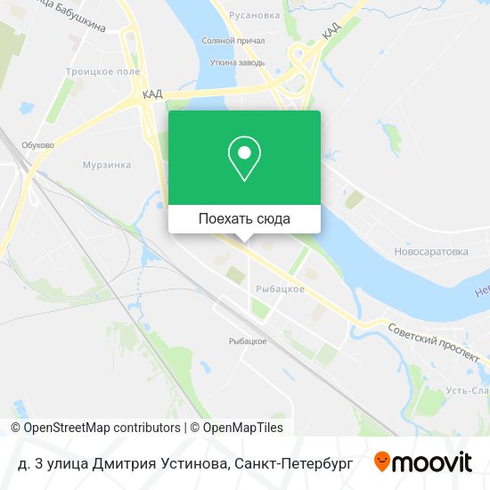 Карта д. 3 улица Дмитрия Устинова