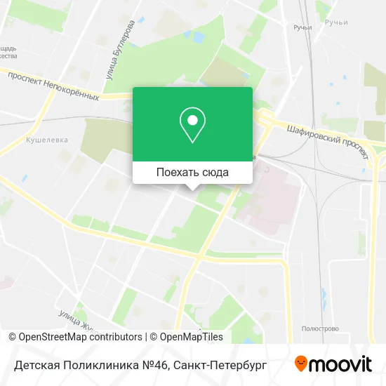 Карта Детская Поликлиника №46