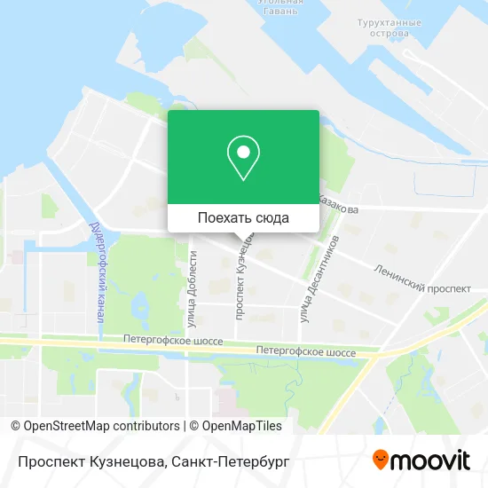 Карта Проспект Кузнецова