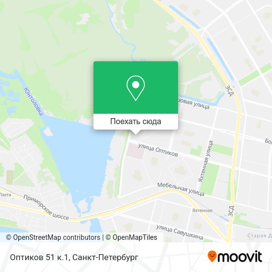 Карта Оптиков 51 к.1