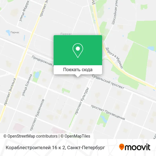 Карта Кораблестроителей 16 к 2