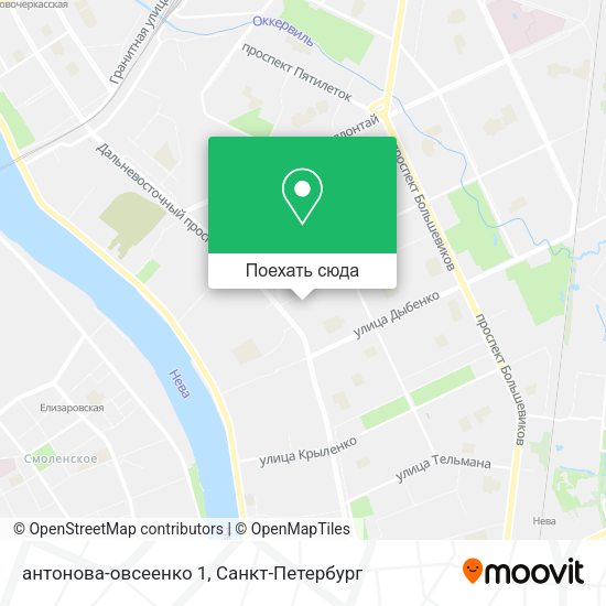 Карта антонова-овсеенко 1