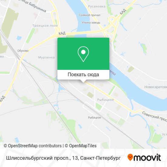 Карта Шлиссельбургский просп., 13