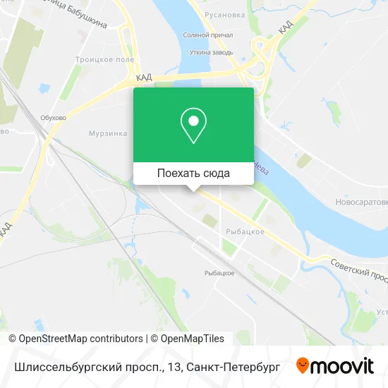 Карта Шлиссельбургский просп., 13