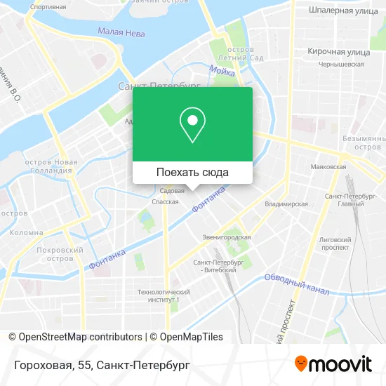 Карта Гороховая, 55