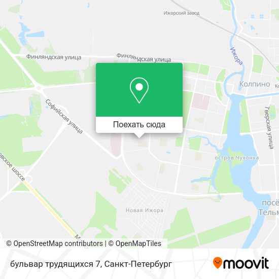 Карта бульвар трудящихся 7