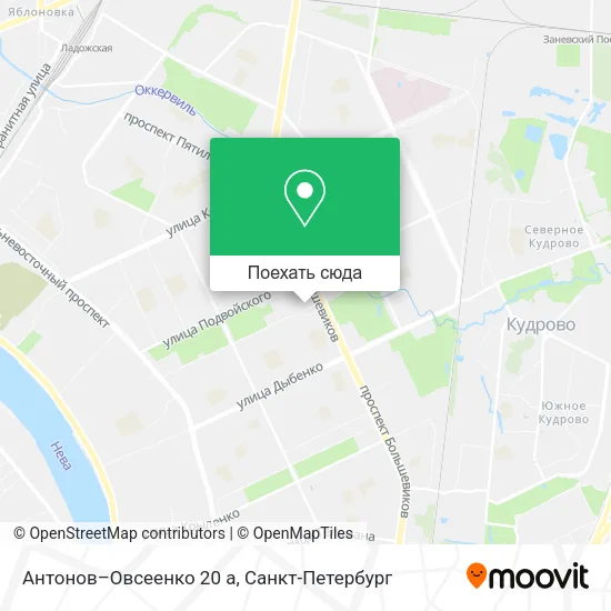 Карта Антонов–Овсеенко 20 а