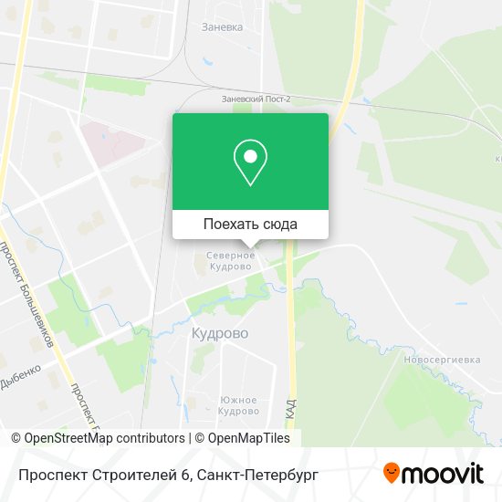 Карта Проспект Строителей 6