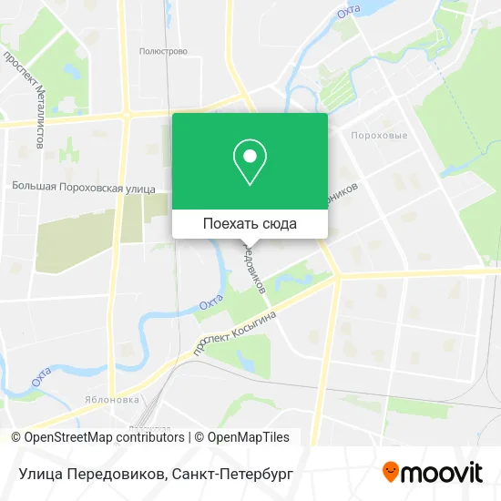 Карта Улица Передовиков