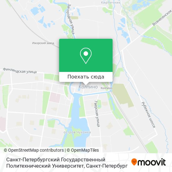 Карта Санкт-Петербургский Государственный Политехнический Университет