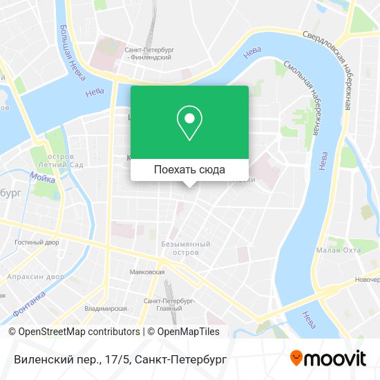 Карта Виленский пер., 17/5