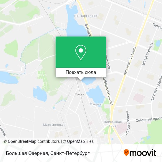 Карта Большая Озерная