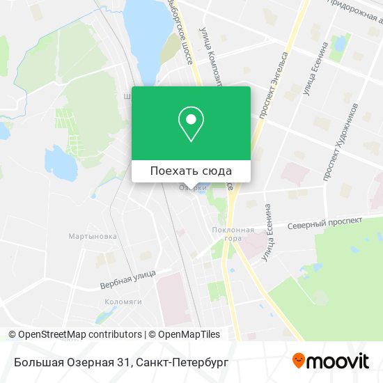 Карта Большая Озерная 31