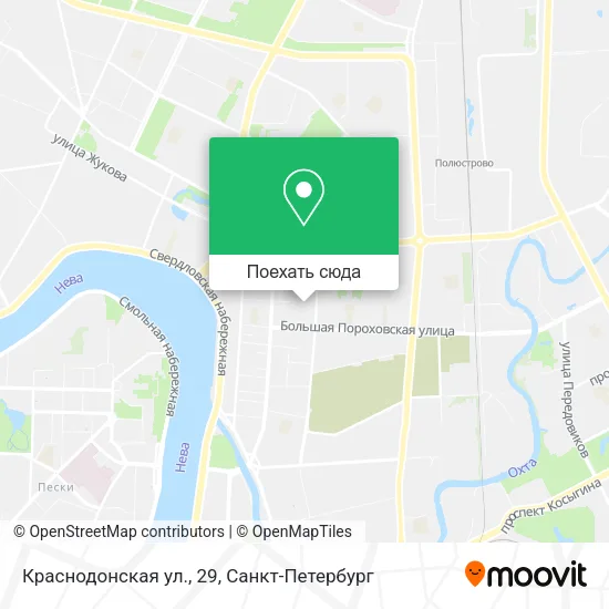 Карта Краснодонская ул., 29