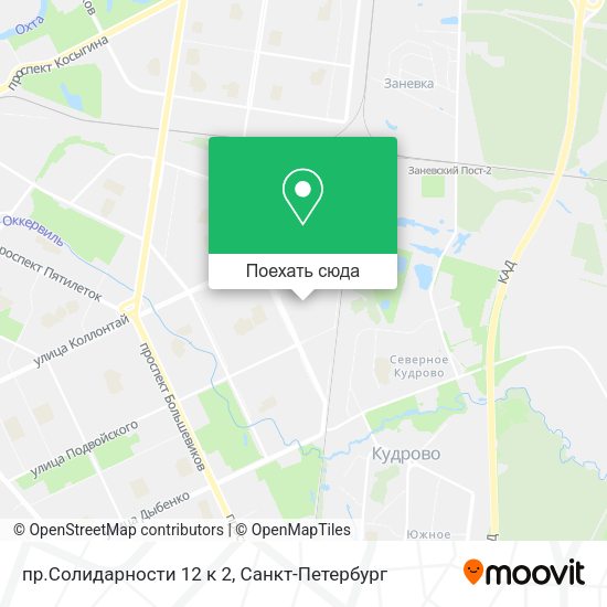 Карта пр.Солидарности 12 к 2