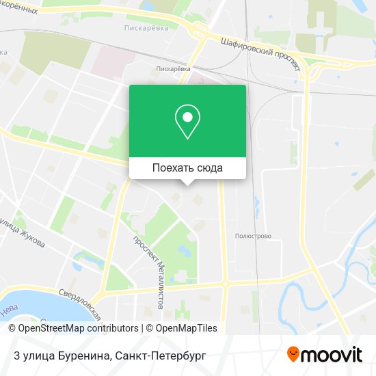 Карта 3 улица Буренина