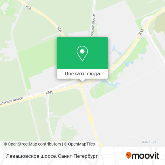 Карта Левашовское шоссе