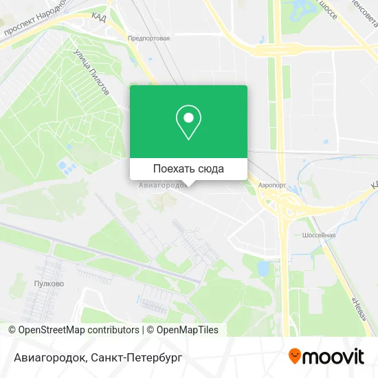 Карта Авиагородок