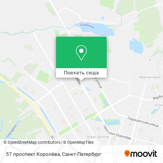 Проспект королева карта спб