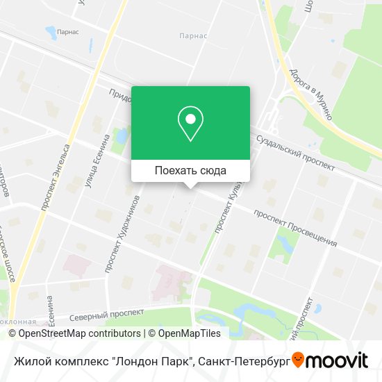 Карта Жилой комплекс "Лондон Парк"