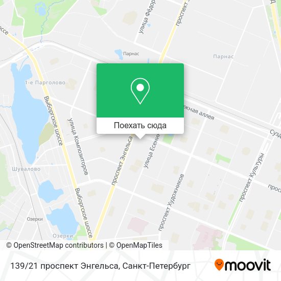Карта 139/21 проспект Энгельса