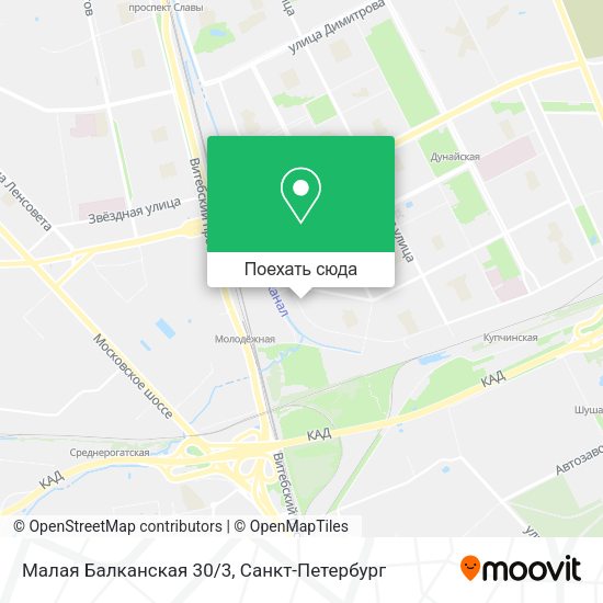 Карта Малая Балканская 30/3