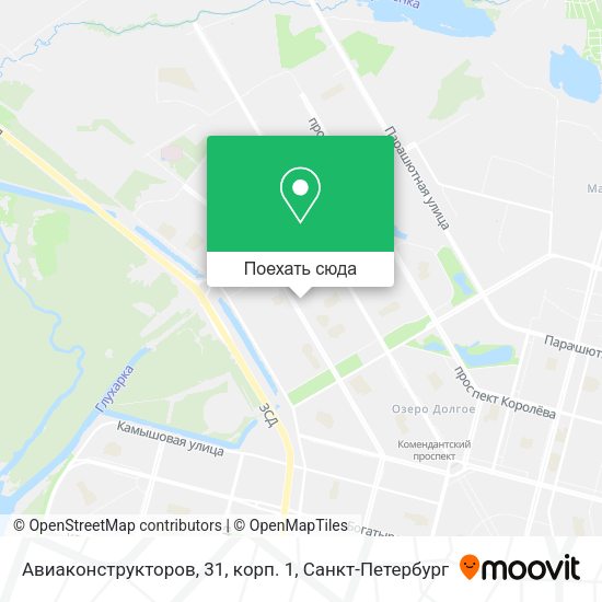 Карта Авиаконструкторов, 31, корп. 1