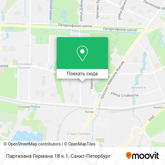 Карта Партизана Германа 18 к.1