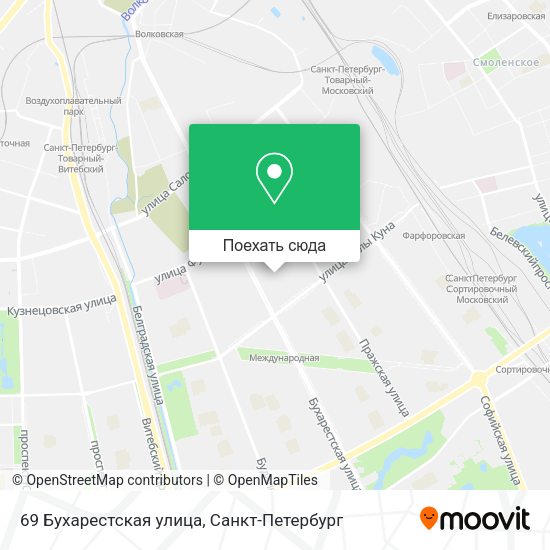 Карта 69 Бухарестская улица