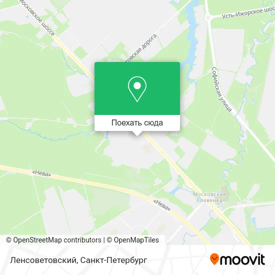Карта Ленсоветовский