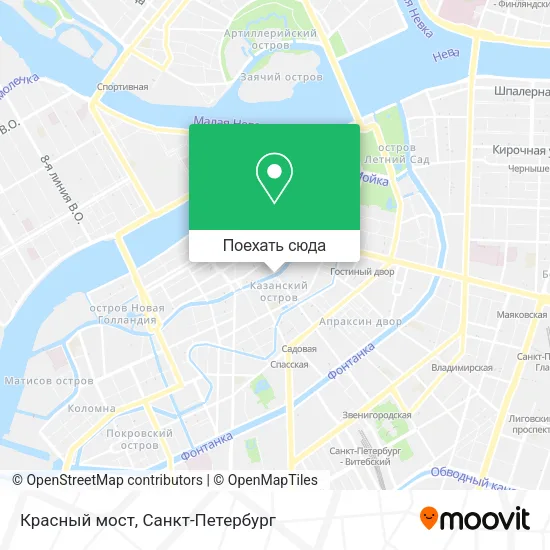 Карта Красный мост