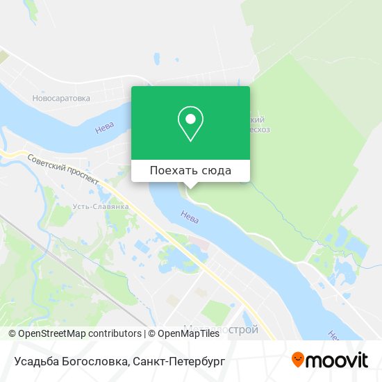 Карта Усадьба Богословка
