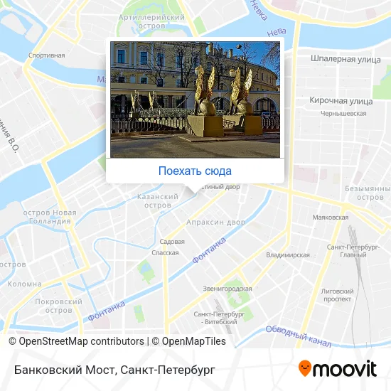 Карта Банковский Мост