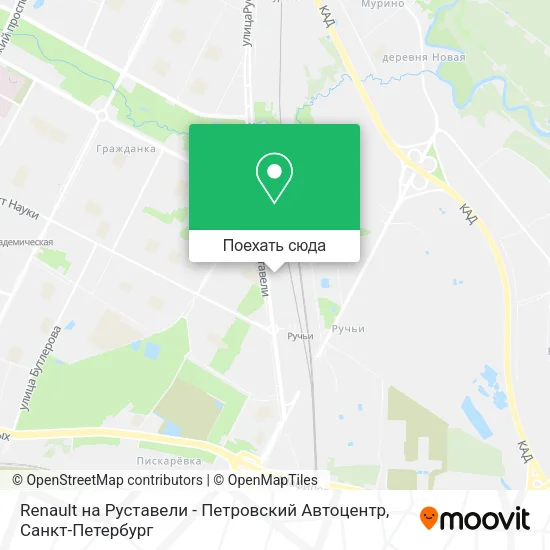 Карта Renault на Руставели - Петровский Автоцентр