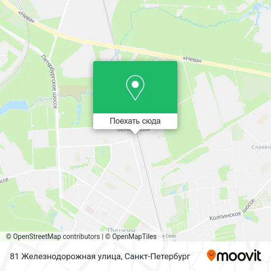 Карта 81 Железнодорожная улица
