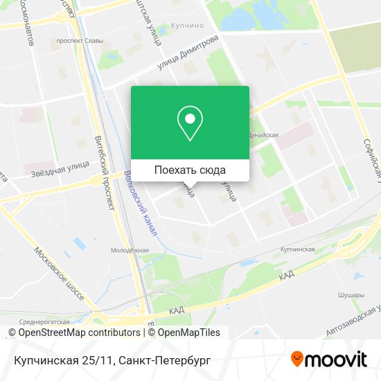 Карта Купчинская 25/11
