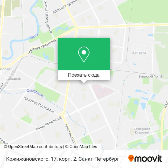 Карта Кржижановского, 17, корп. 2
