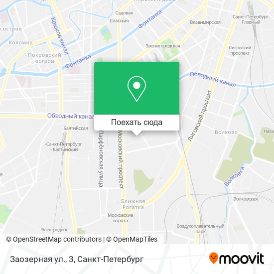 Карта Заозерная ул., 3