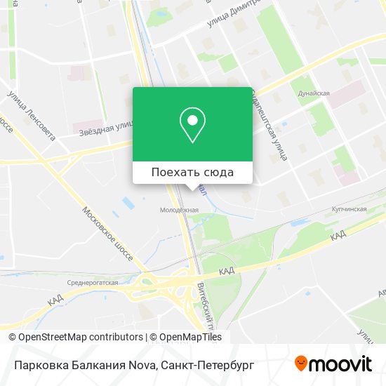 Карта Парковка Балкания Nova