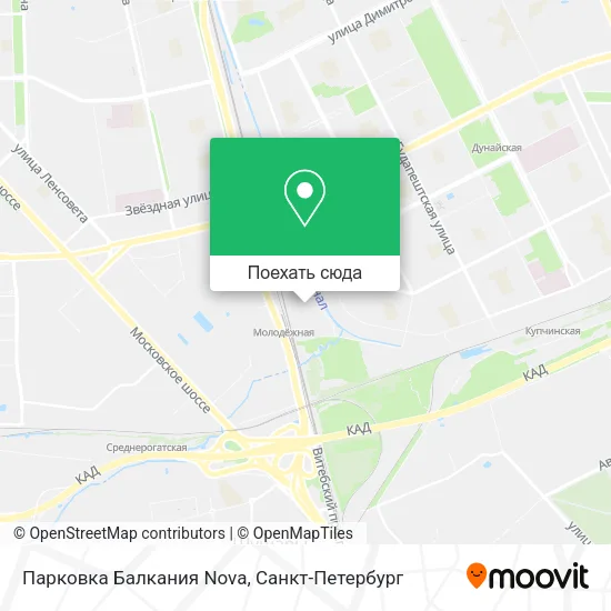 Карта Парковка Балкания Nova
